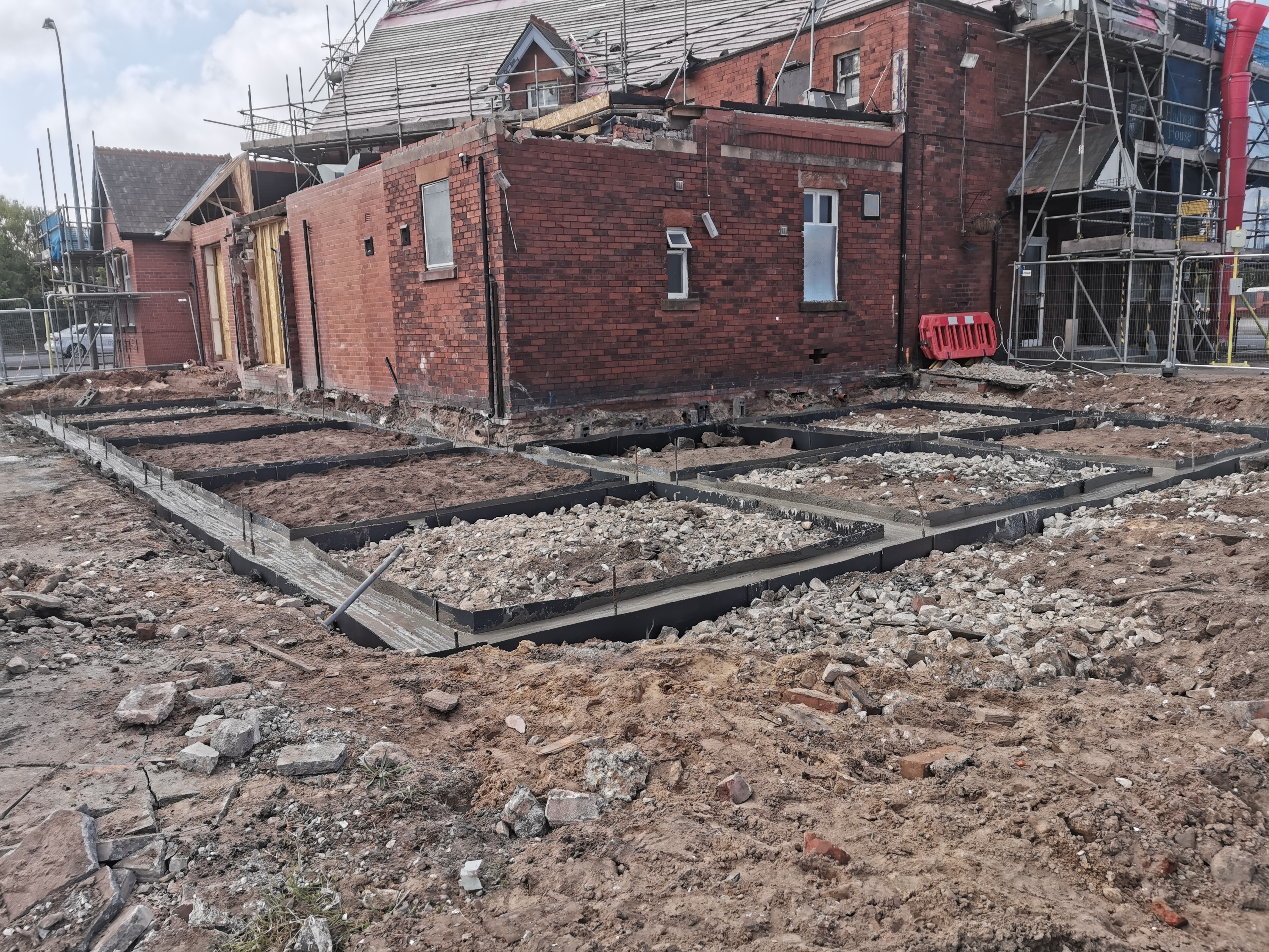 Halfway House Pub Regeneration site in Blackpool