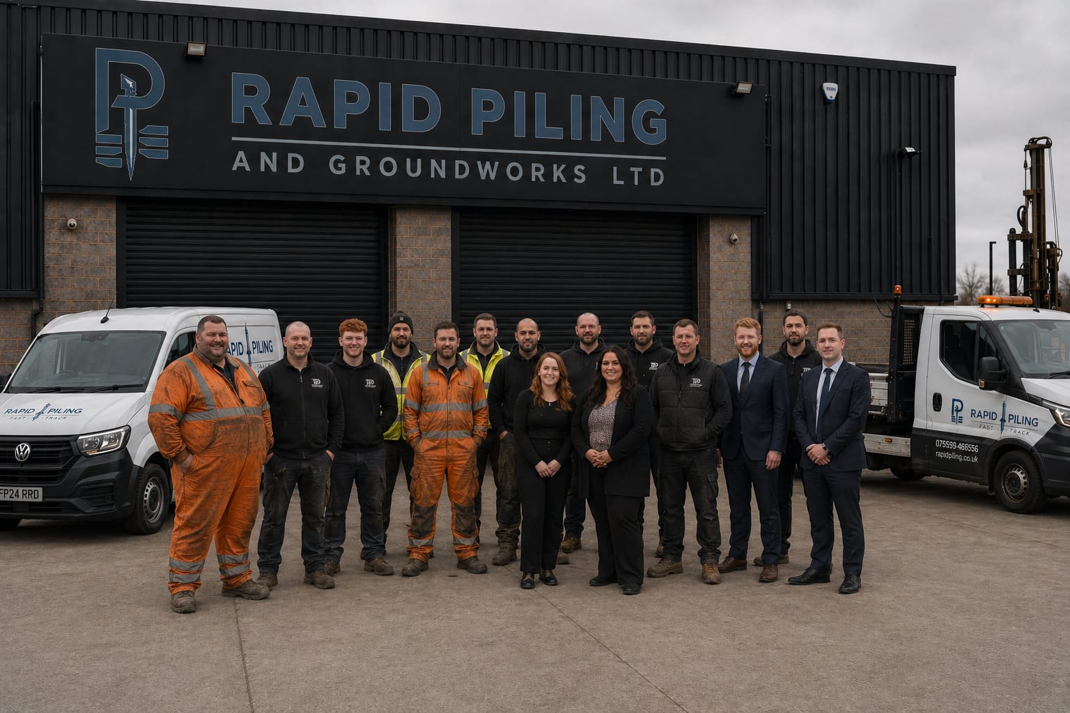 Rapid Piling & Groundworks team